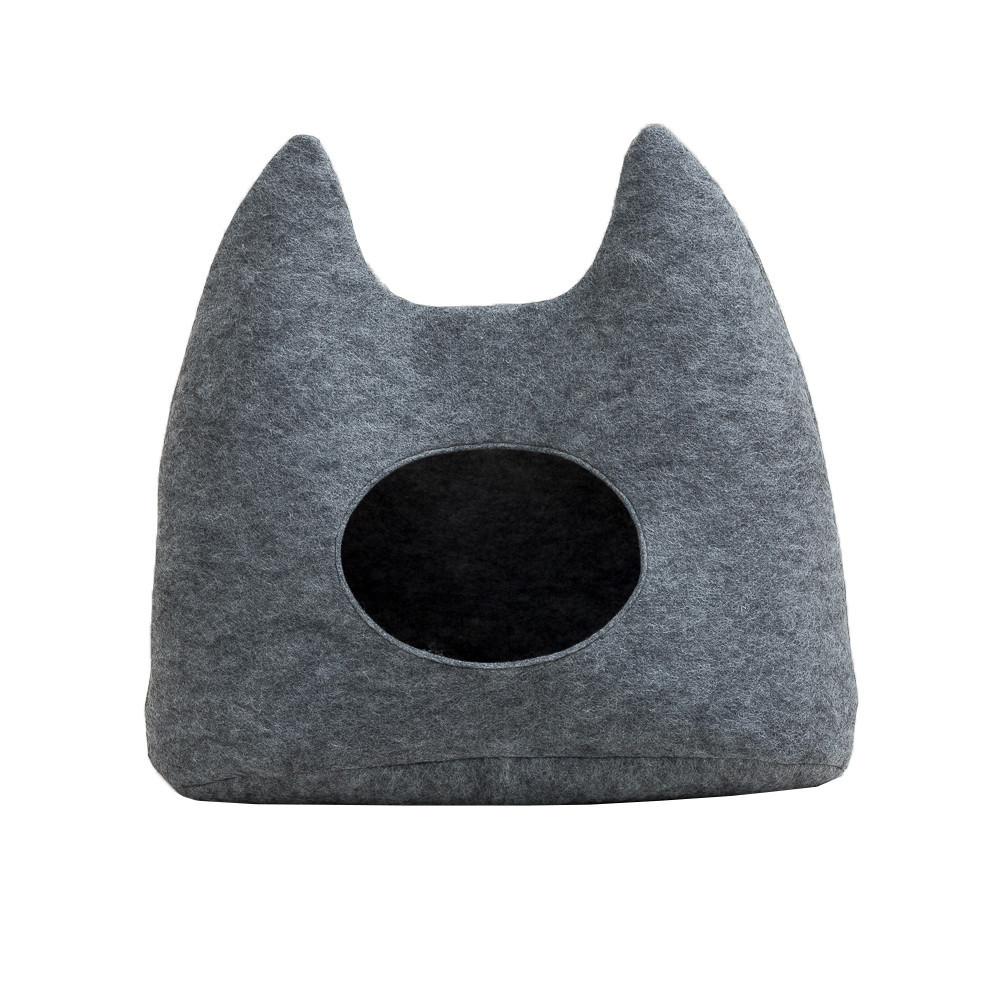 

Домик для кошек Digitalwool Ушастик без подушки Серый (DW-92-09)