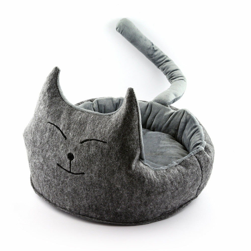 

Лежак для кошек Digitalwool Котэ с подушкой Серый (DW-91-15)