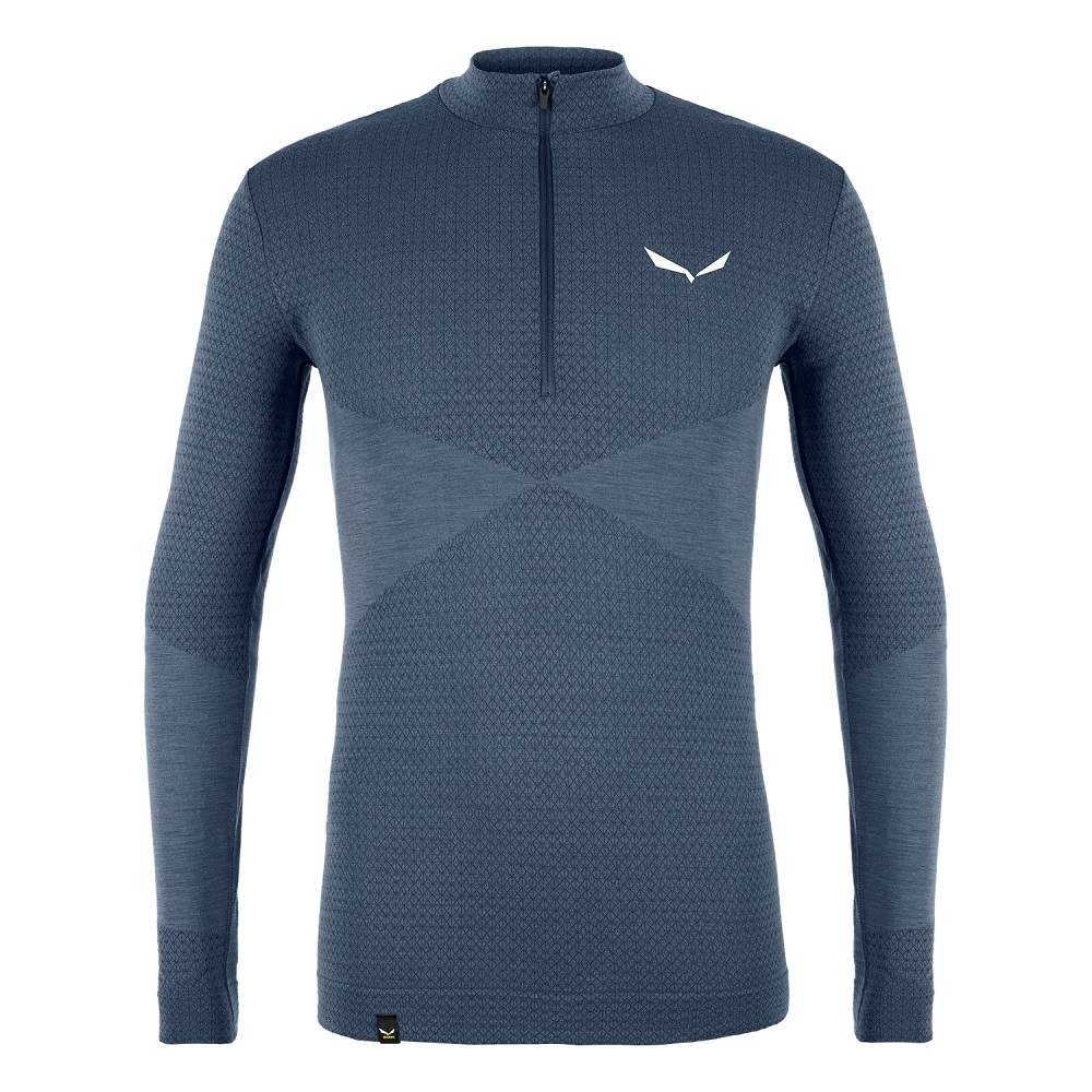 

Термокофта Salewa M Zebru Responsive 1/2 Zip Tee M Синий (1054-013.002.8861)