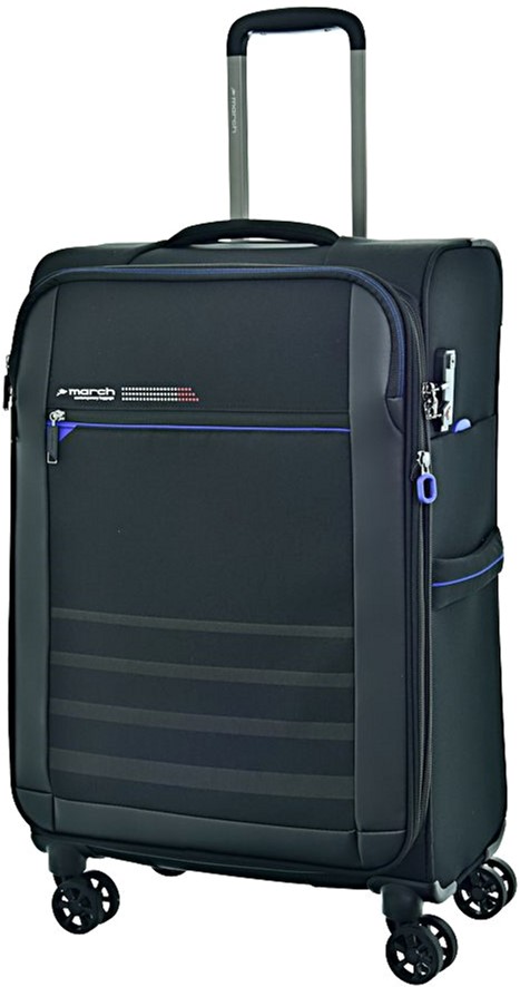 

Чемодан на 4 колесах March Sigmatic 68 x 27 x 42 см 70-83 л Черный (2992/07)