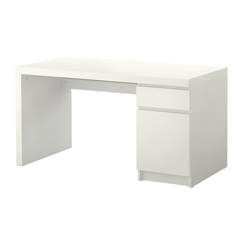 

Письменный стол IKEA MALM белый, 140x65 см 602.141.59