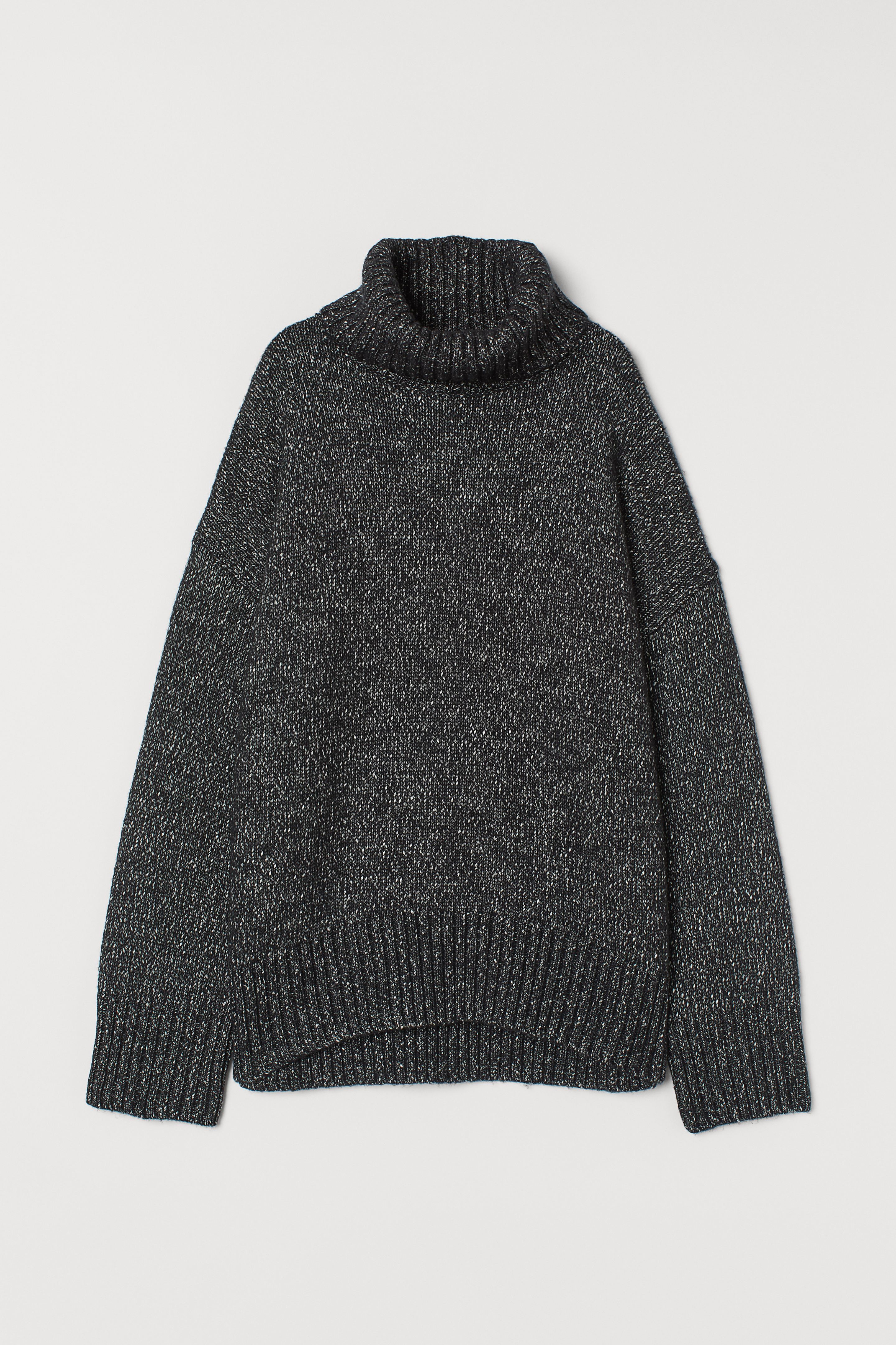 

Свитер H&M XS черный меланж 8208741