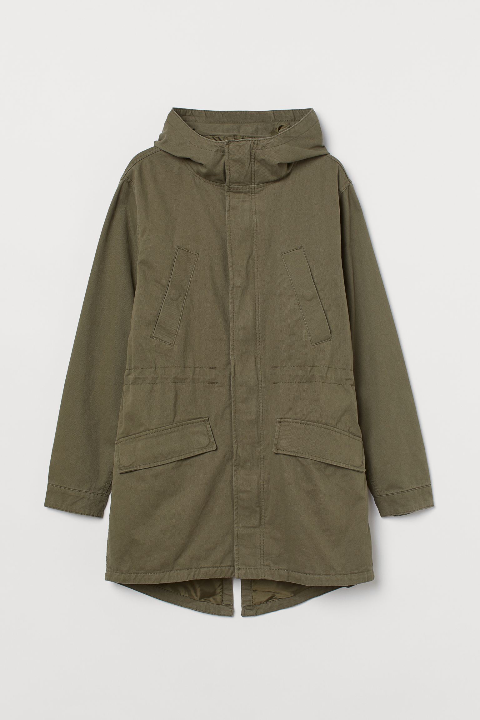 

Парка H&M XL хаки 1098934162