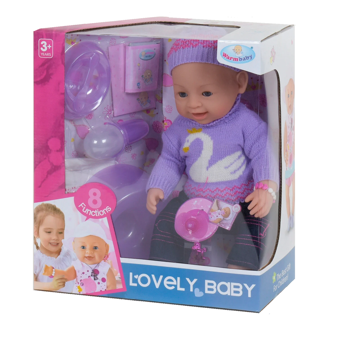 

Интерактивный пупс с аксессуарами Lovely Baby 42 см Вид 2