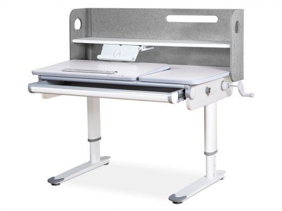 

Детский стол Mealux Denver столешница белая / накладки серые BD-660 G