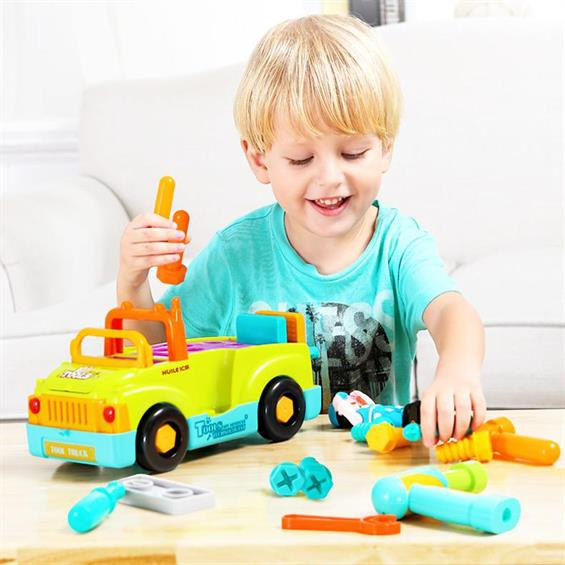 

Музыкальная машинка конструктор Hola Toys с инструментами