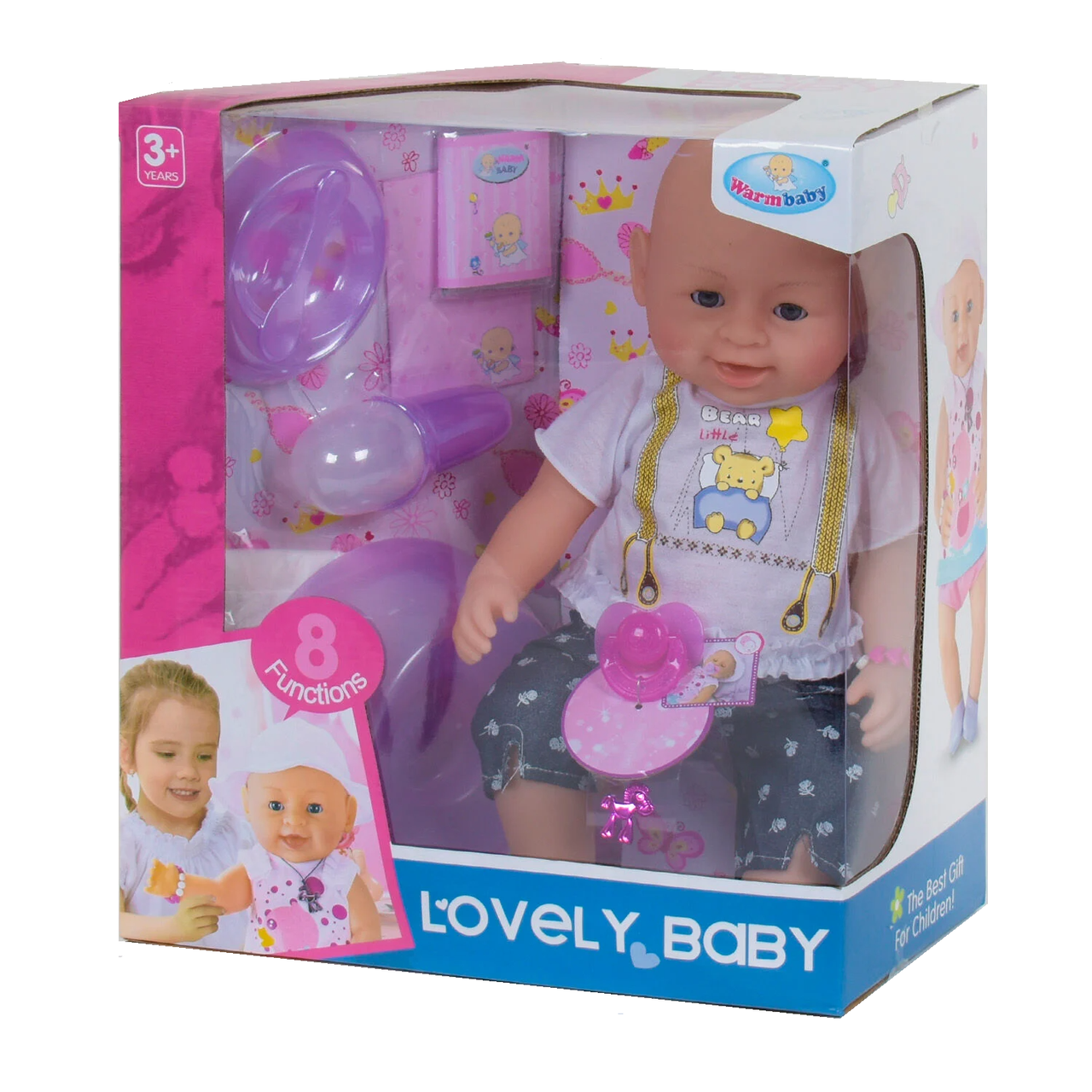 

Интерактивный пупс с аксессуарами Lovely Baby 42 см Вид 12