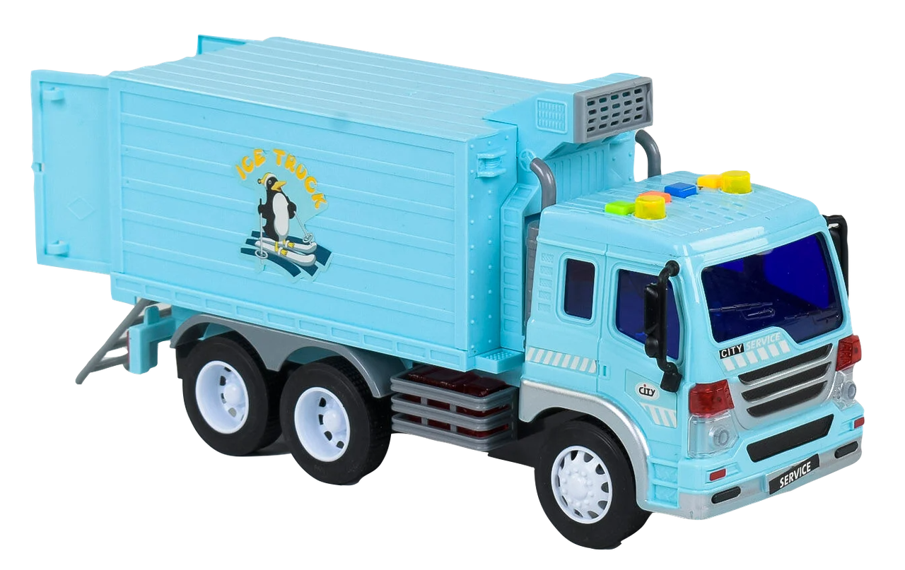 

Инерционная машинка Рефрижератор свет, звук