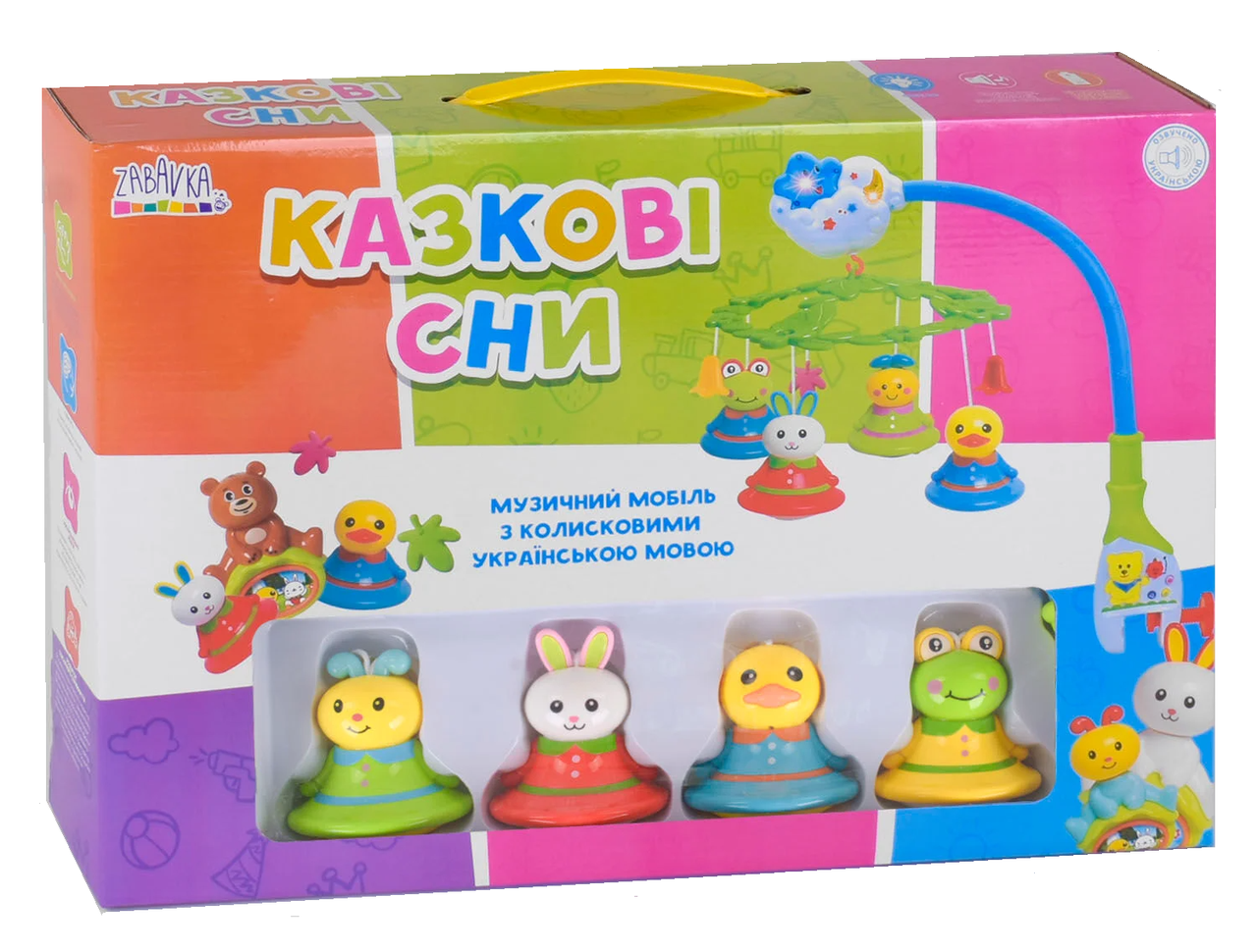 

Музыкальный мобиль "Казкові сни" карусель на кроватку Вид 4