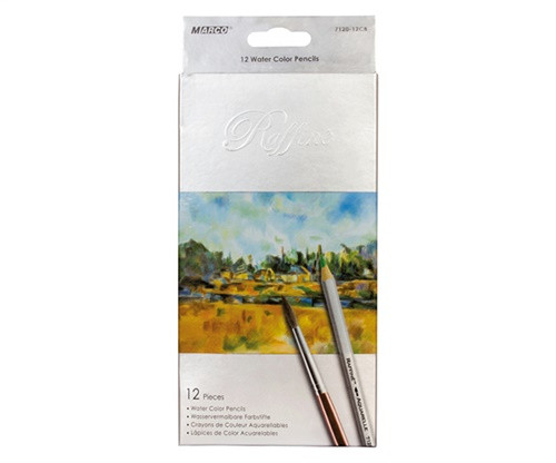 

Цветные полупрофессиональные карандаши Marco Raffine 12 цветов акварельные