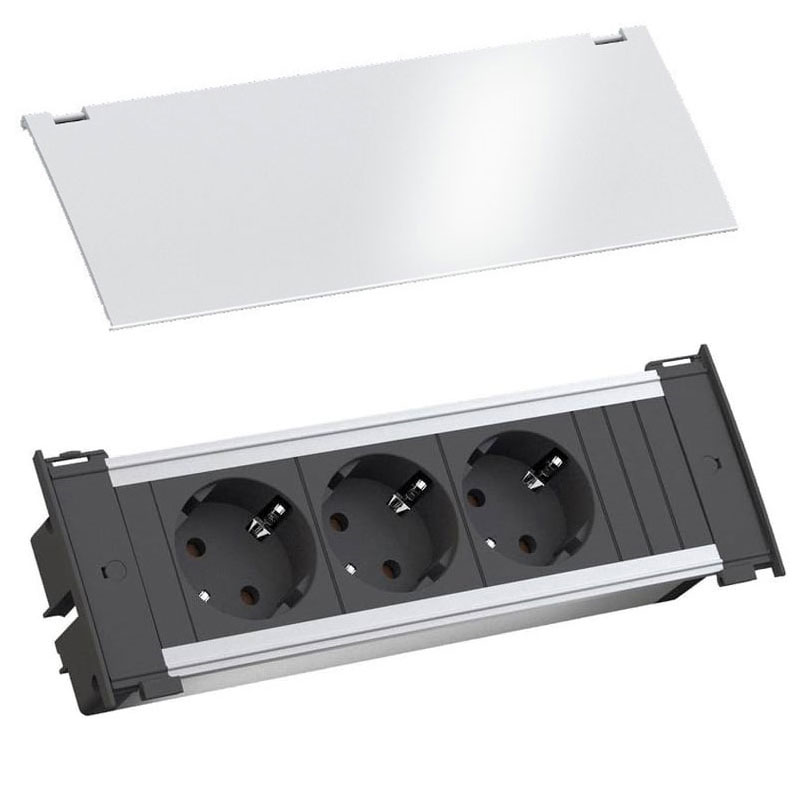 

Розетка Bachmann Kapsa 3x220V White белый