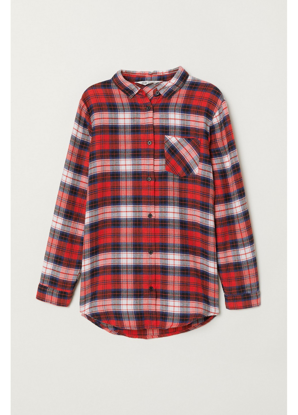 

Рубашка H&M 140 Красный 0626080_крас.клетка