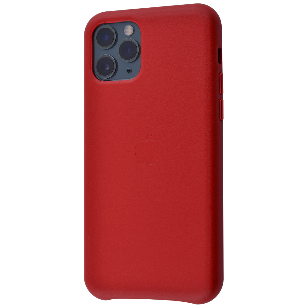 

Чехол Leather Case для iPhone 11 Pro Max red