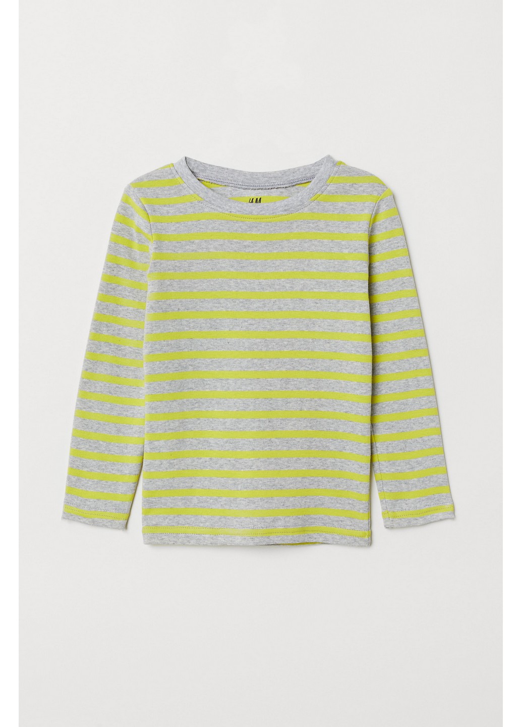 

Лонгслив H&M 92 Серый 0698011_полос.желты