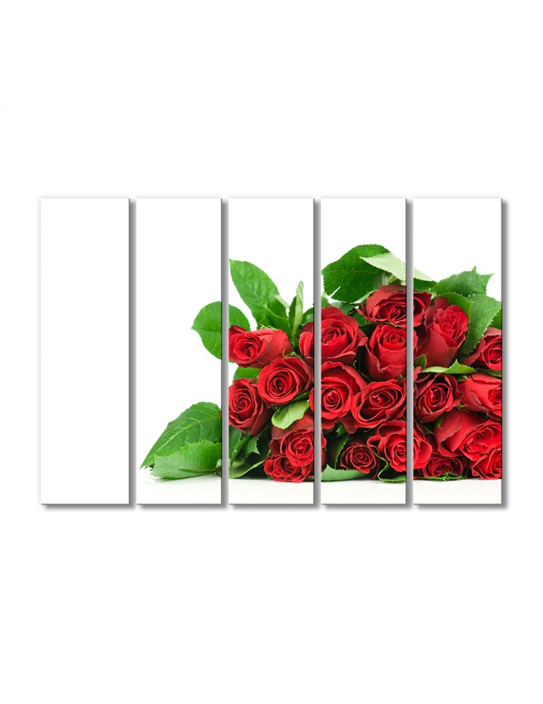 

Модульная картина Artel «Большой букет красных роз» 5 модулей 120x180 см