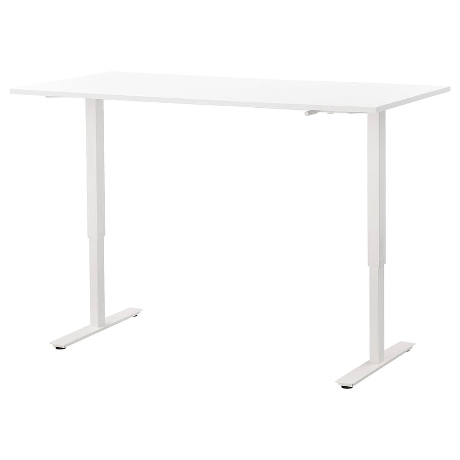 

Стіл з регулюванням висоти IKEA SKARSTA / TROTTEN 160x80 см білий (894.354.19)