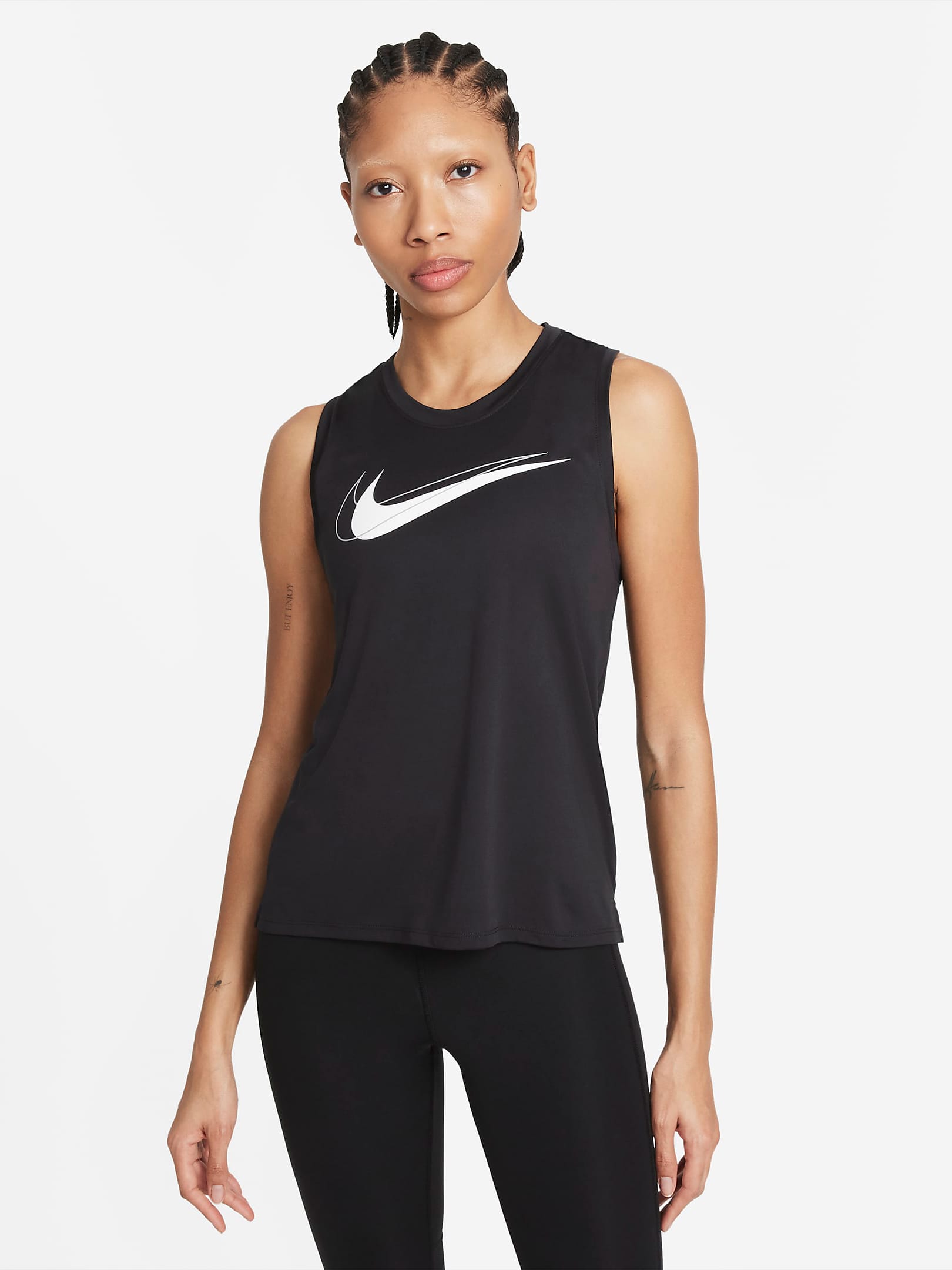 

Спортивная майка Nike W Nk Df Swsh Run Tank DD4910-010, Спортивная майка Nike W Nk Df Swsh Run Tank DD4910-010 M