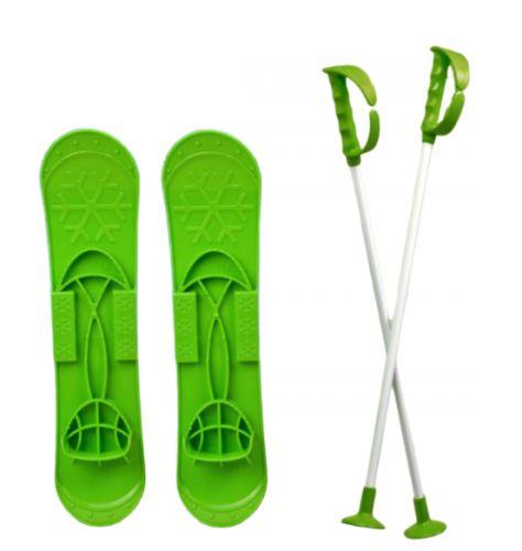 

Детские лыжи с палками 40 см "SKI BIG FOOT" (зеленые) 6586