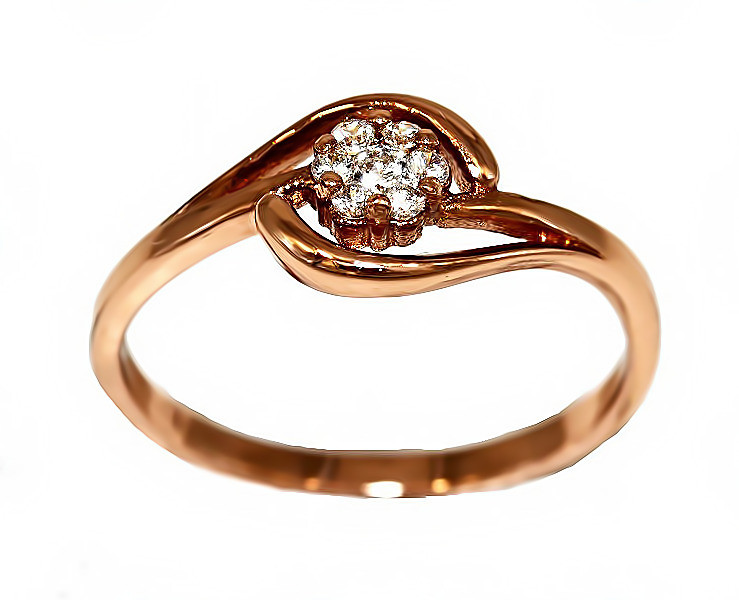 

Кольцо Xuping с цирконами Медицинское золото Позолота РО хк-183 Размер 16