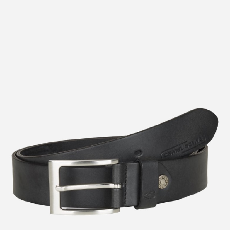 

Мужской ремень кожаный Camel Active GUERTEL-LEDER 402690-9B69-09 M Черный