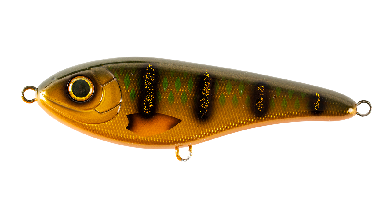 

Воблер Джеркбейт Strike Pro Buster Jerk Sinking, 150 мм, 75 гр, Загл. 0,5м.-4,0м., Тонущий, цвет: C753F-UV Olive Perch UV, (EG-048#C753F-UV) (128360)