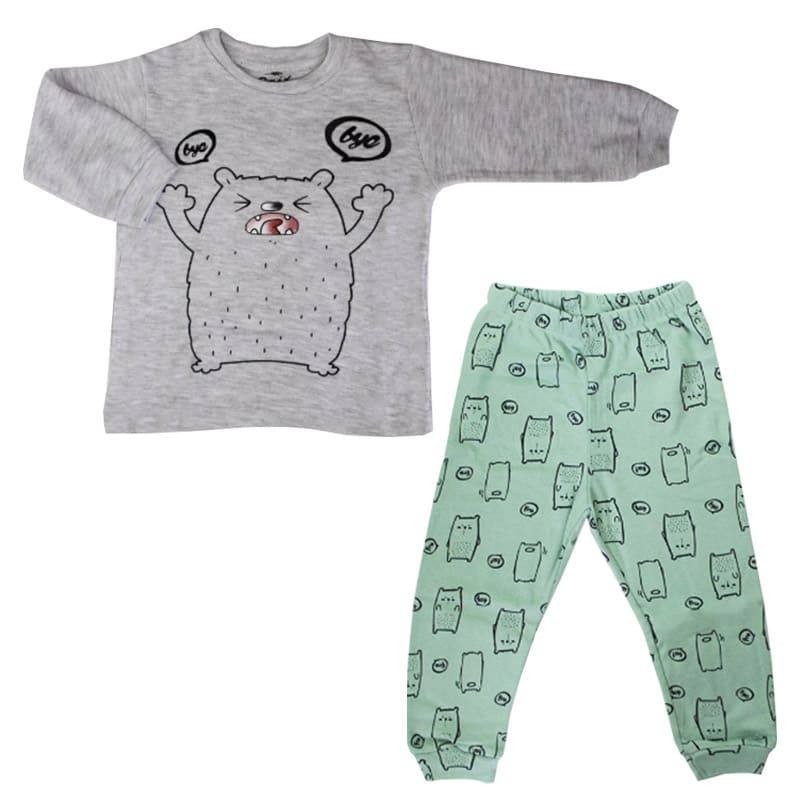 

Пижама Paix baby and kids PO40 Серый/Зеленый 98-104 см