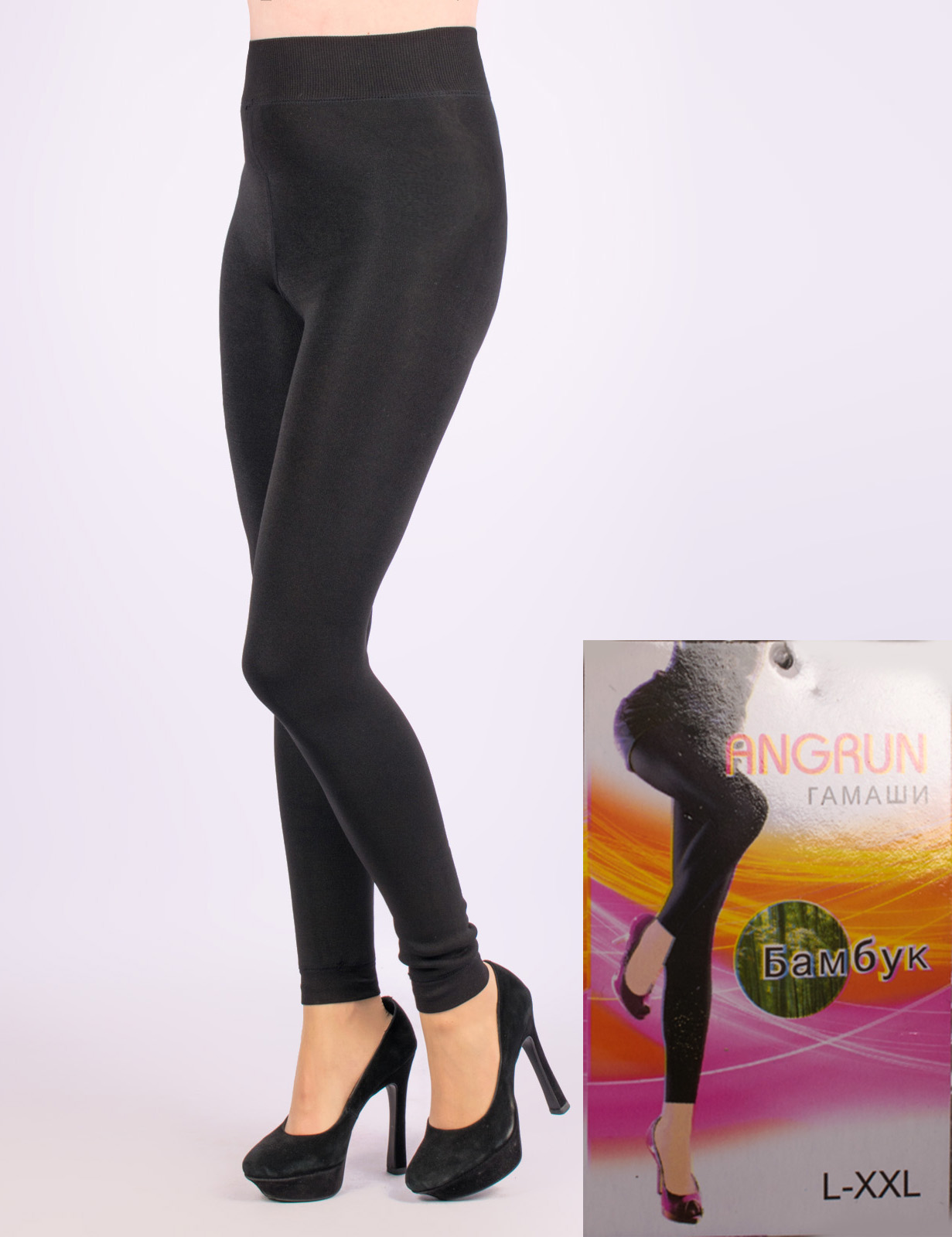 

Лосины женски с мехом Angrun 05-03 L-XXl. Размер 40-44