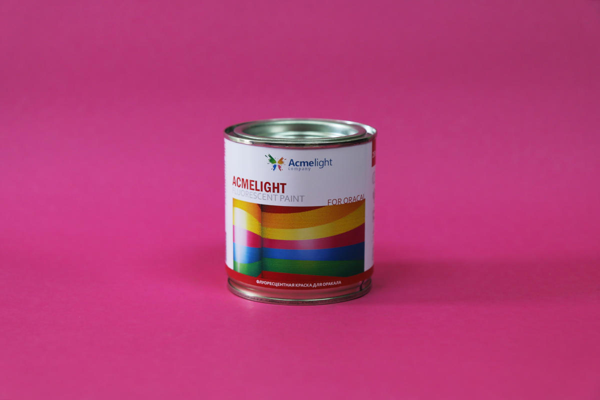 

Флуоресцентная краска для пленки Oracal AcmeLight Fluorescent paint for Oracal желтая 0,25 л