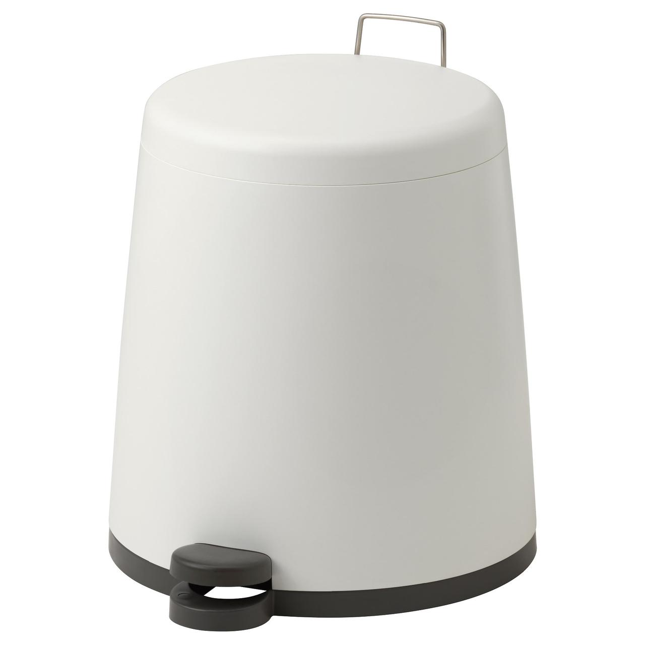 

Контейнер для мусора IKEA SNÄPP 12 л белый 902.454.23