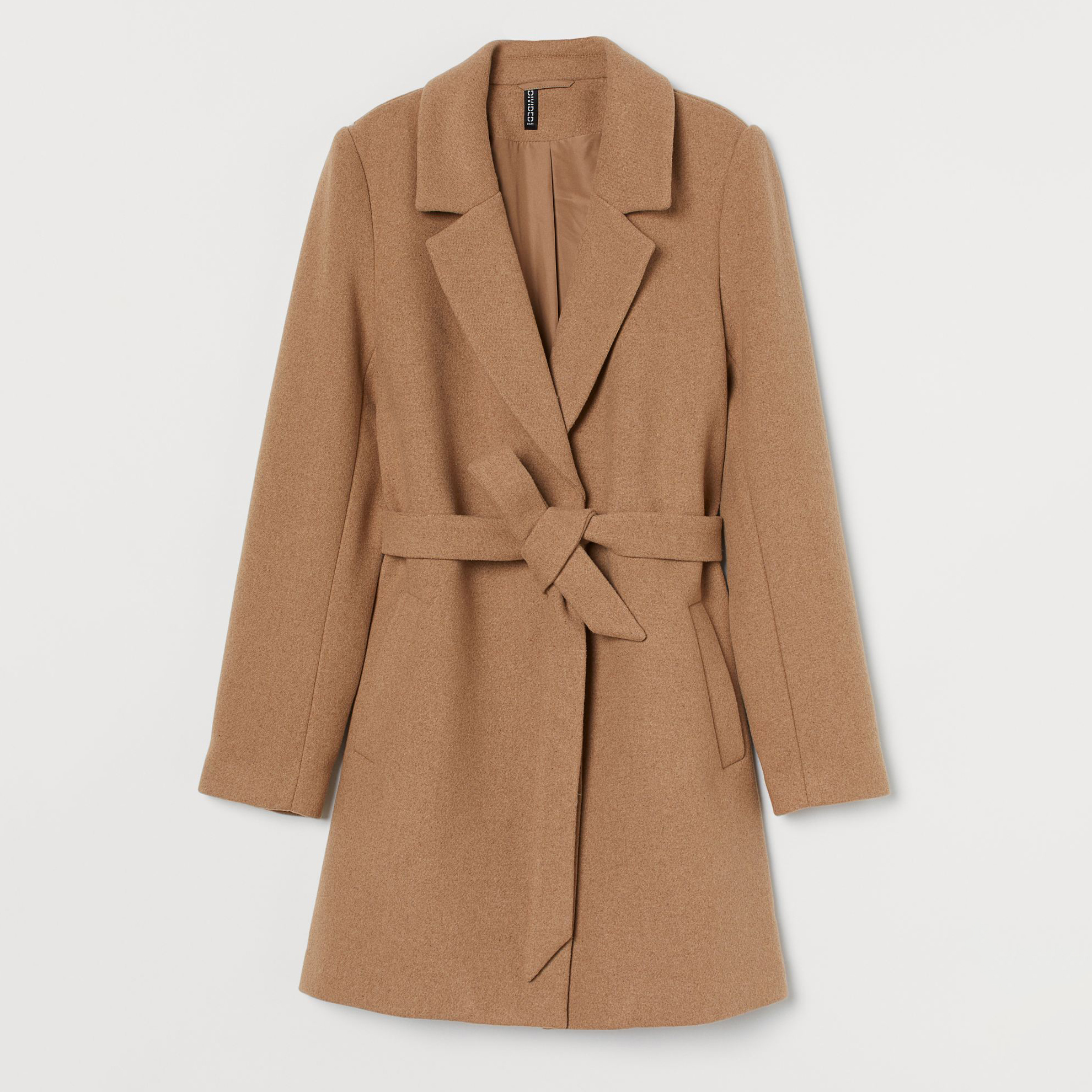 

Пальто H&M 1808-8761482 S Бежевое