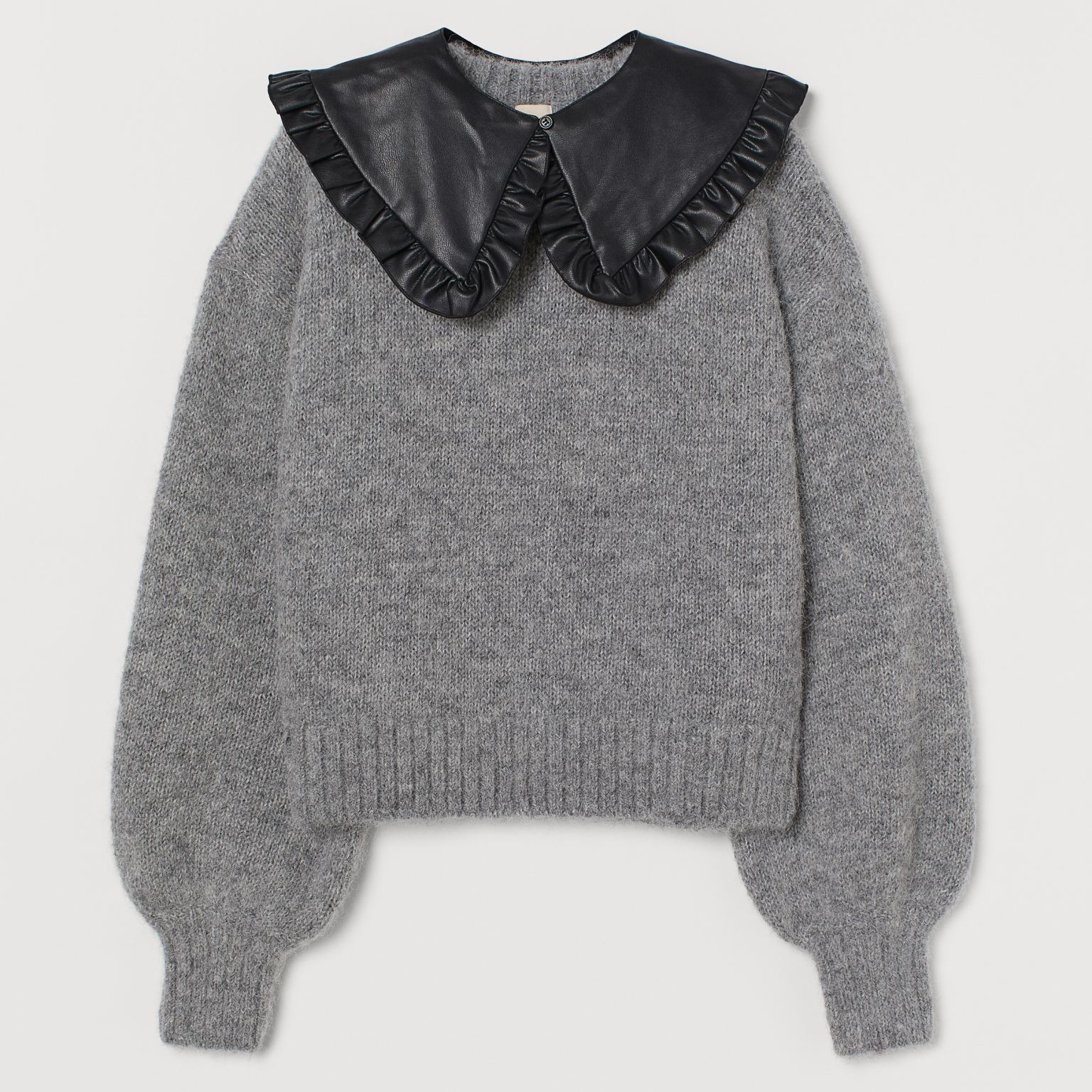 

Джемпер H&M 1808-9342502 XL Серый меланж