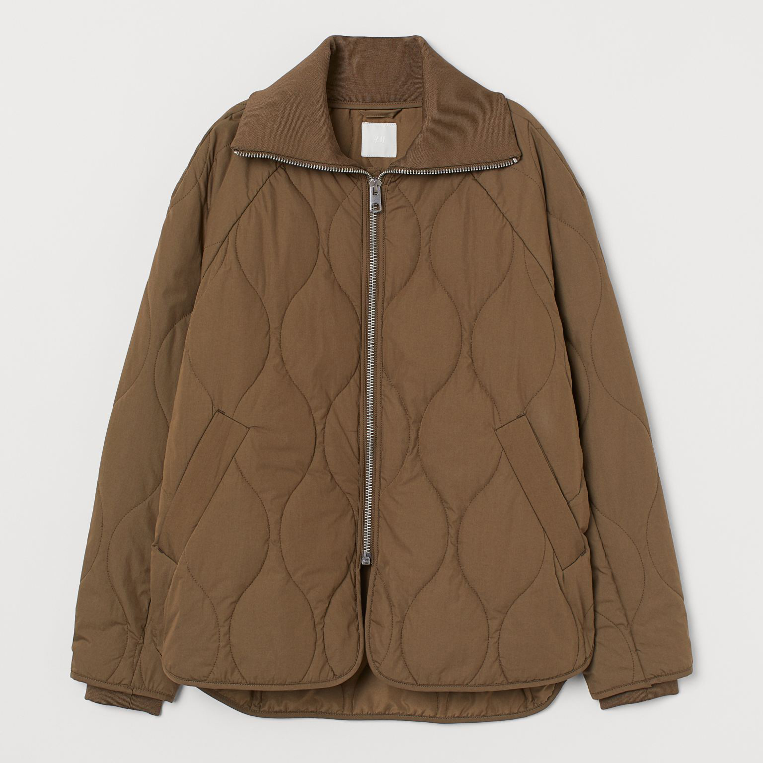 

Куртка H&M 1908-9142932 L Зеленая хаки