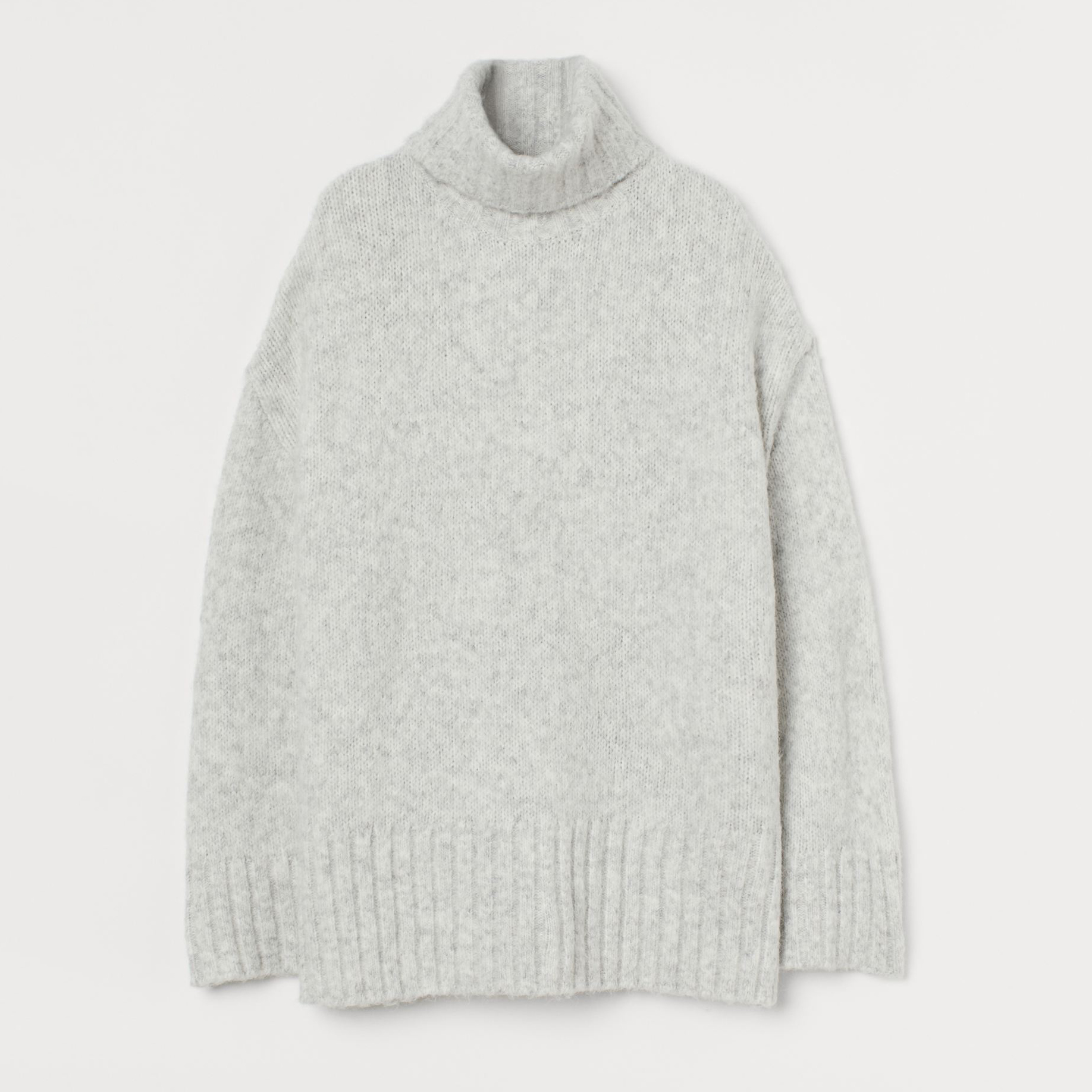 

Свитер H&M 1908-9375382 M Серый меланж