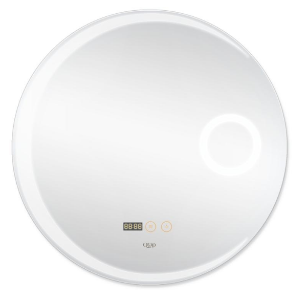 

Зеркало Qtap Mideya круглое LED с антизапотеванием, время, темп. (DC-F804) 600х600 (QT2078F804W)