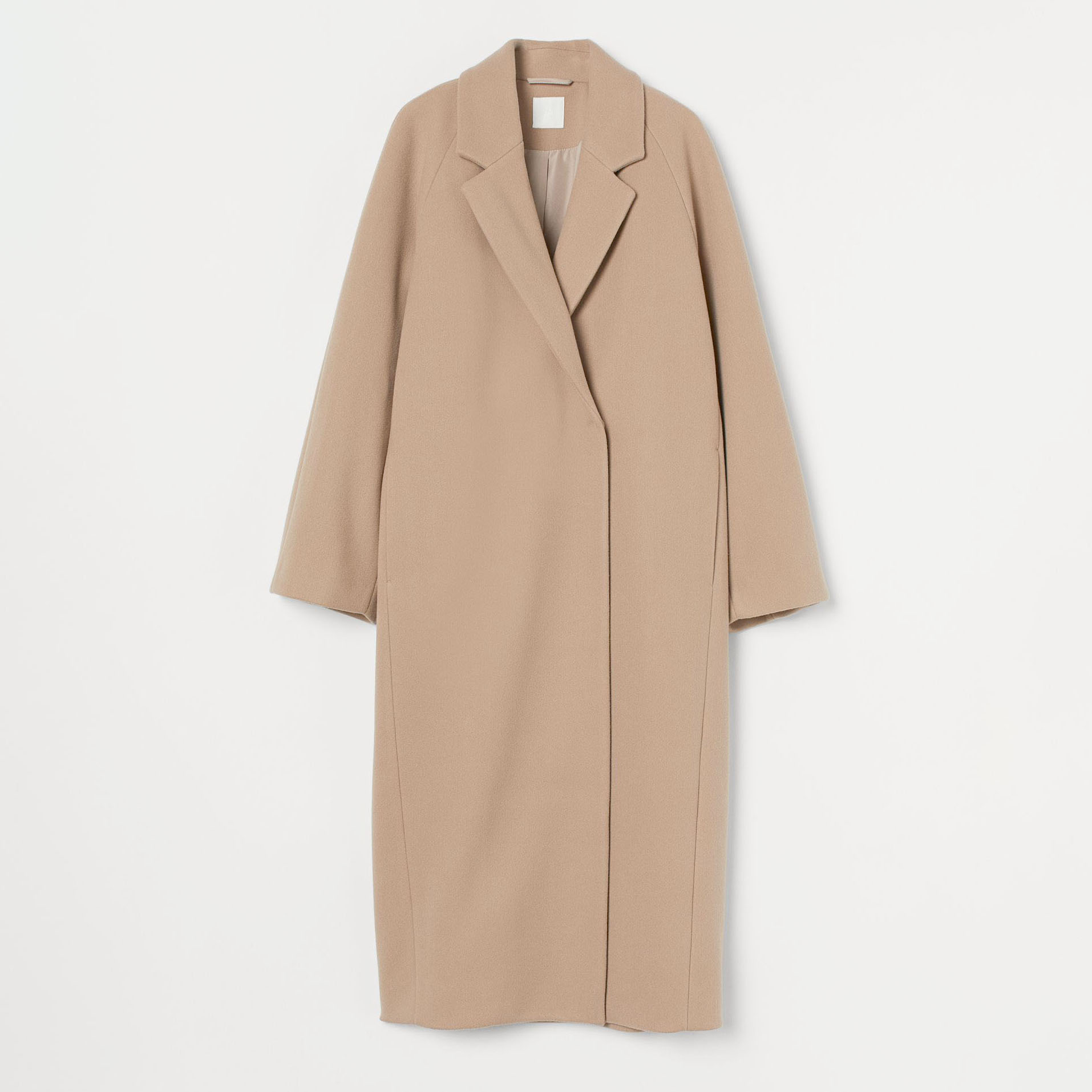 

Пальто H&M 2608-9090142 L Светло-бежевое