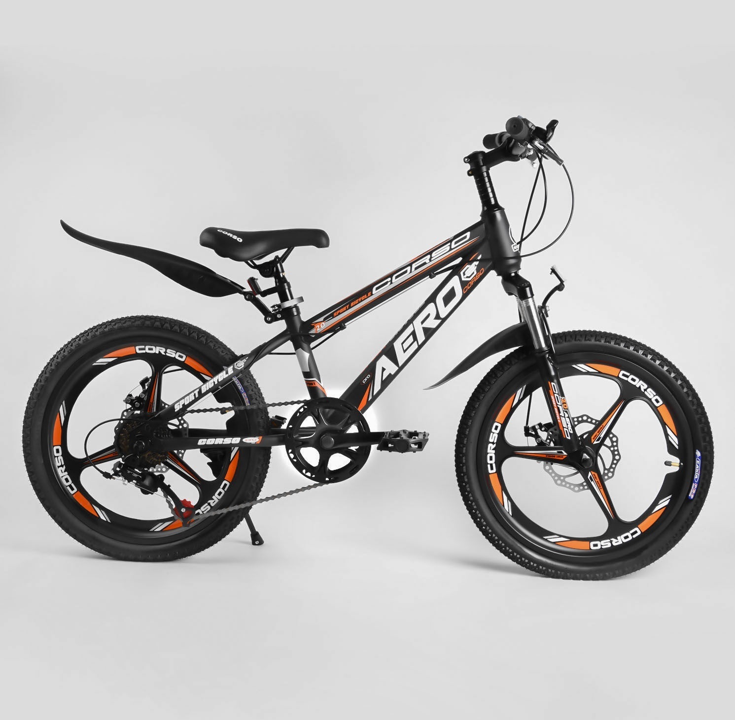 

Велосипед Corso 20" AERO 22017 Black (22017)