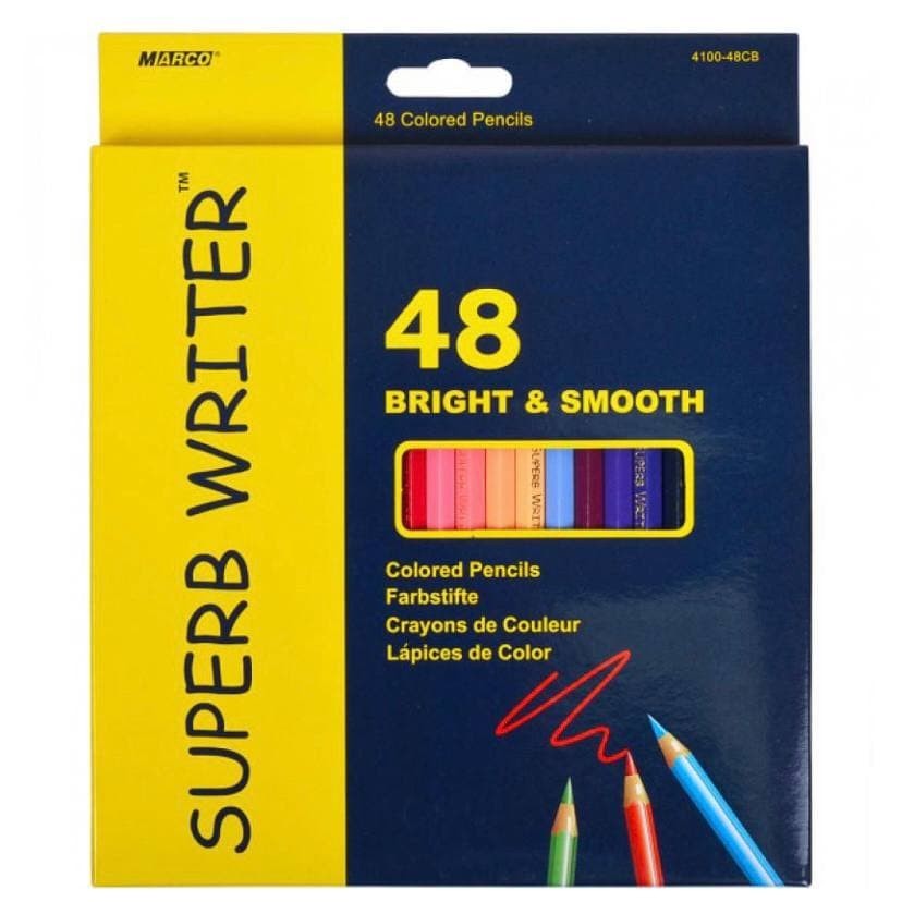 

Олівці кольорові Marco Superb Writer 48 кольорiв (4100-48CB)
