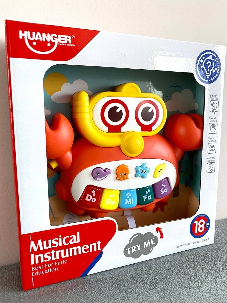 

Развивающая музыкальная игрушка пианино HE0535 Huanger Крабик