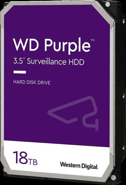 

Жесткий диск Western Digital SATA 18TB 6GB/S 512MB PURPLE WDC WD180PURZ