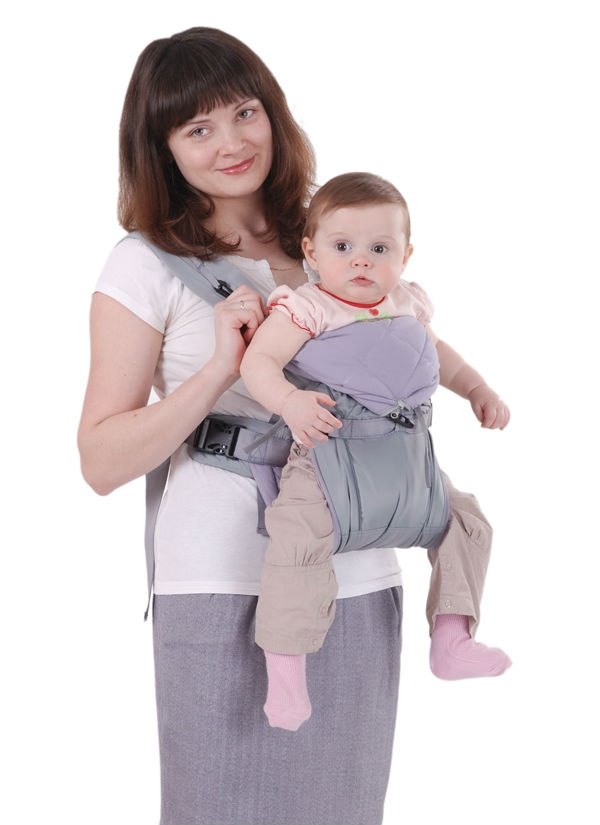 

Рюкзак-кенгуру Чудо-Чадо Baby Active Lux Серый