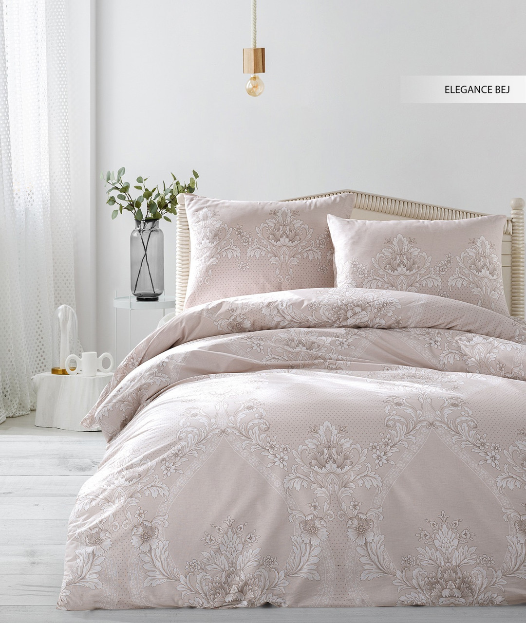 

Постельное белье Ecosse Ranforce Elegance-bej Семейный
