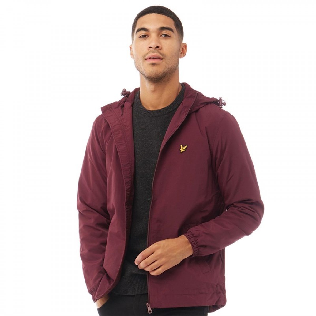 

Куртка Lyle And Scott Vintage Zip Through Hooded Burgundy Burgundy, XS (42)
