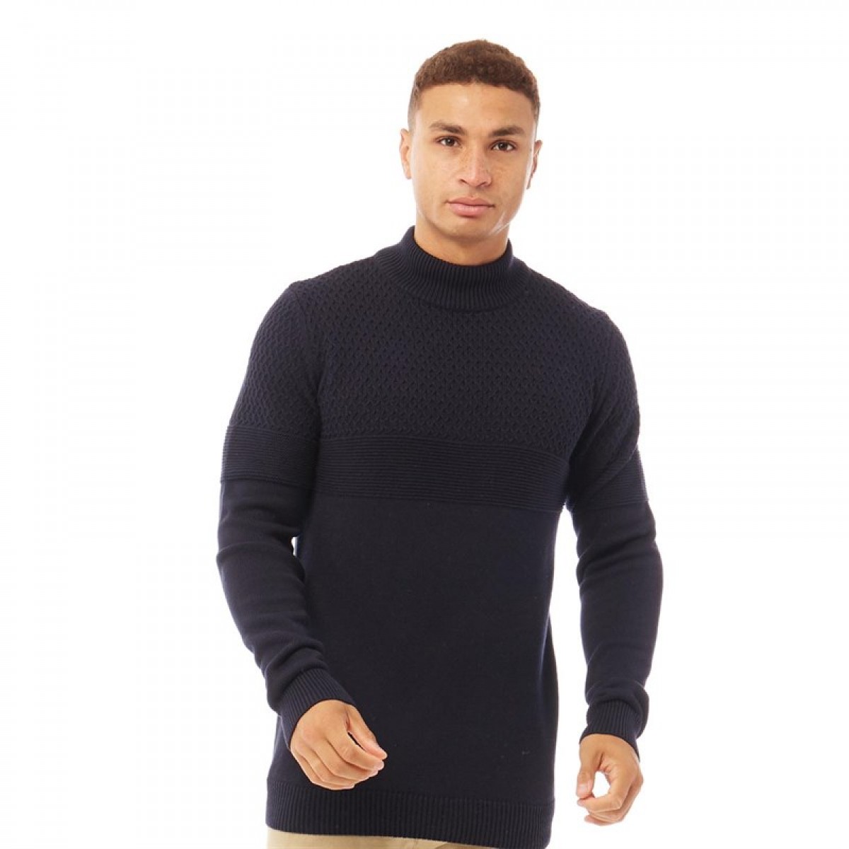 

Джемпер Brave Soul Neville Turtle Neck French Navy Dark Navy, S (44)