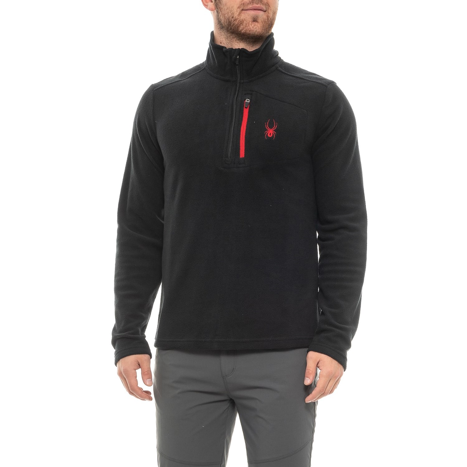 

Флисовая куртка Spyder Black Transport Pullover - Zip Neck Black ,  (44, Флисовая куртка Spyder Black Transport Pullover - Zip Neck Black , S (44)