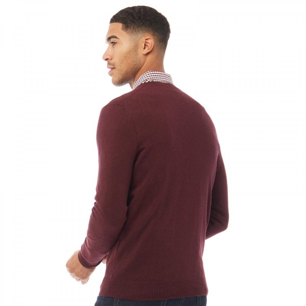 

Джемпер Lyle And Scott Vintage Cotton Merino V-Neck Burgundy Marl Burgundy, XS (42)