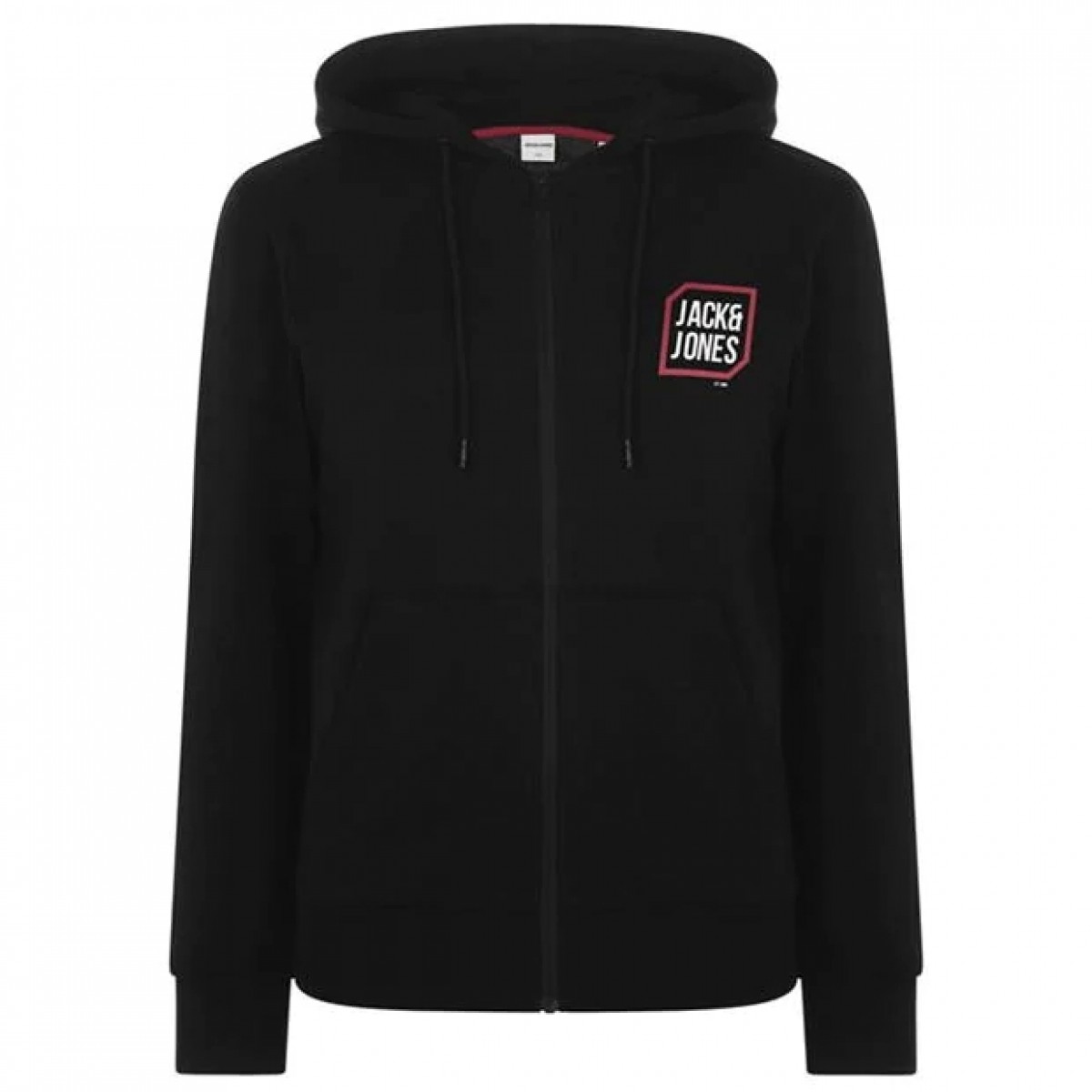 

Толстовка Jack and Jones Logo Full Zip Black, XXL (52)