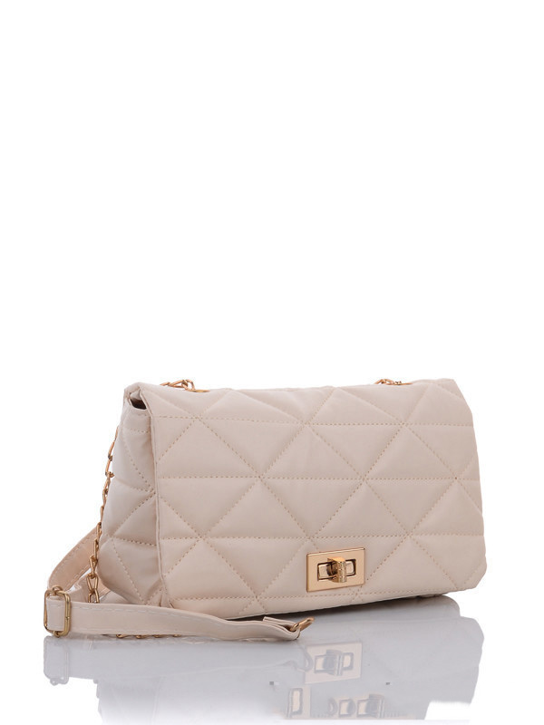 

Женские сумки деми Prime 070-1 beige Бежевый р.14x25x8