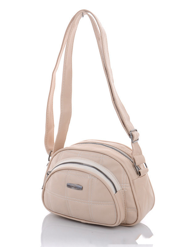 

Женские сумки деми Prime 066-5 beige Бежевый р.17x22x7