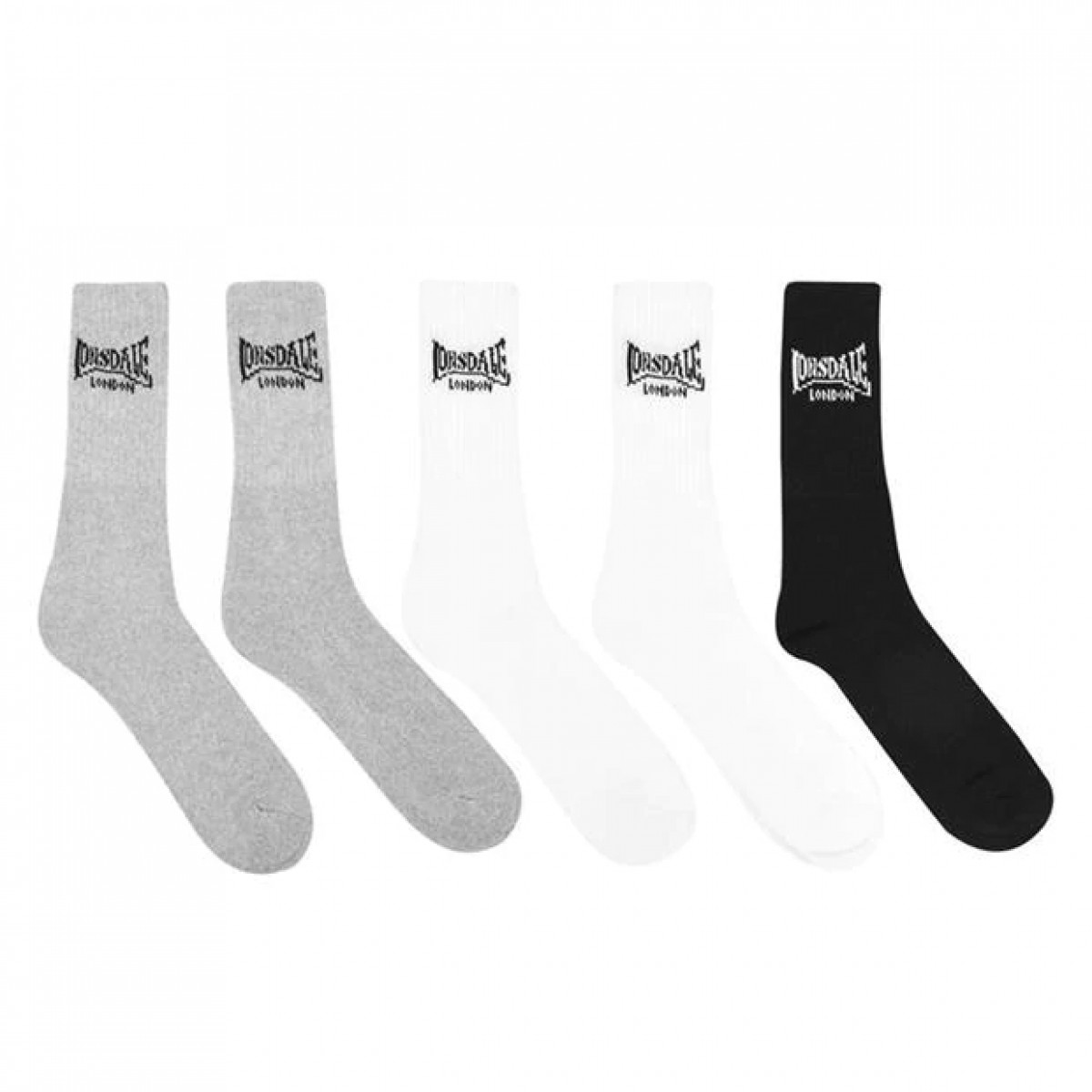 

Носки Lonsdale 5 Pack Crew Multi, Носки Lonsdale 5 Pack Crew Multi, 41-45