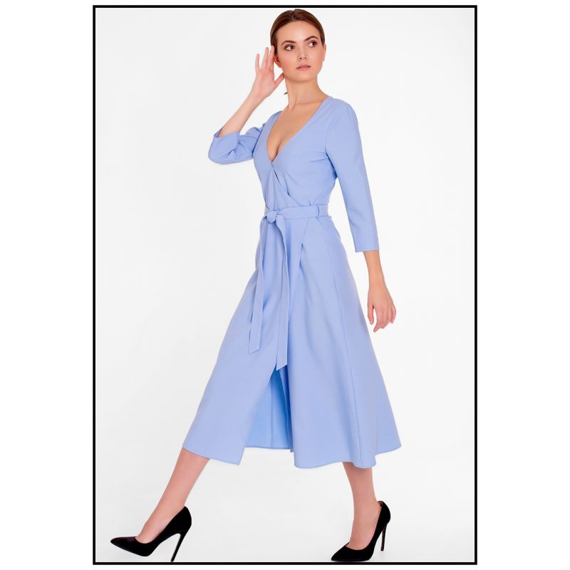 

Платье Nai Lu-na by Anastasia Ivanova NL3839-2  Голубое, Платье Nai Lu-na by Anastasia Ivanova NL3839-2 XS Голубое